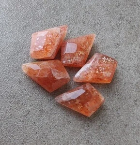Natural Sun Stone Kite Shape Cabochon Calibrated Wholesale Gemstone - Picture 1 of 9