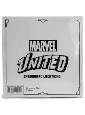 Marvel United Cardboard Locations Kickstarter 44 Tiles 6 Tokens Sealed Box New - Image 1 of 4