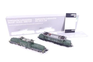 H0 AC MÄRKLIN 3300 Juego de 2 cocodrilos BR Be6/8 y BR 194 de SBB/DB en embalaje original #W174 - Imagen 1 de 24