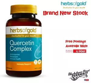 Herbs of Gold Quercetin Complex 60 tablets (RRP $45.95) - FREE POSTAGE - Picture 1 of 2