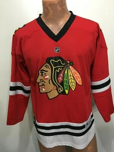 Chicago Blackhawks Youth L/XL Red Reebok Hockey NHL Jersey Decals - Picture 1 of 5