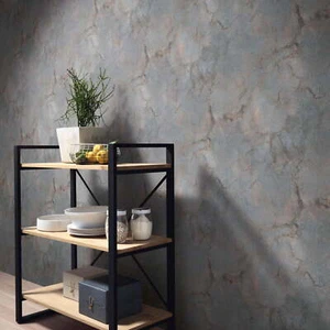 Non-woven wallpaper stone look marble effect grey beige 10360-47 (3,85£/1qm) - Picture 1 of 5