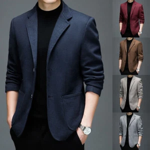 2025 Herren Blazer Anzug Sakko Freizeit Business Formell Einreiher Regular Fit - Bild 1 von 27