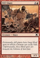 HILL GIANT FOIL 10th Edition MTG Magic the Gathering Cards DJMagic