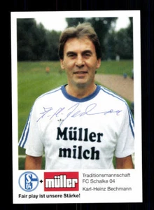 Karl Heinz Bechmann Autogrammkarte FC Schalke 04 Original Signiert+A 180167 - Picture 1 of 1