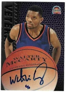 Walter McCarty Kentucky Wildcats Basketball Autograph Scoreboard Rookie Card NBA - Picture 1 of 1
