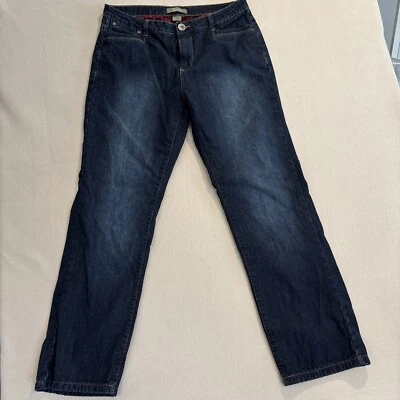 NATURAL REFLECTIONS Sz 10 Flannel Lined Jeans Womens 100% Cotton EXCELLENT Soft - Image 1 of 4