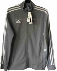 Adidas Mens TIRO 19 Aeroready Track Soccer Jacket Grey Sz M DW4792 NWT