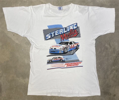 Rare! Vintage 1988 Sterling Marlin Piedmont Airlines Nascar Tee - Medium Cover