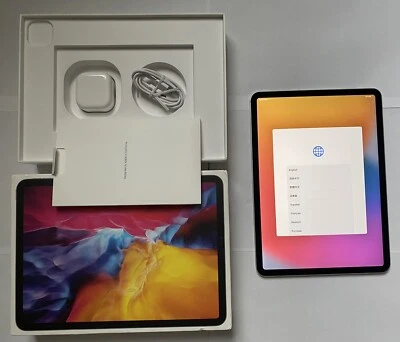 Apple iPad Pro 11" 2nd Gen 128GB Silver WiFi + Cellular A2230 (Hairline Crack) - Image 1 of 4