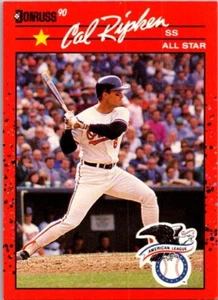 1990 Donruss - Cal Ripken #676 "Recent Major League Performance" above Stats - Picture 1 of 2