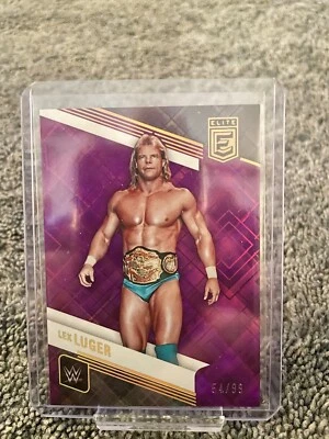 2023 Panini Elite WWE Lex Luger Purple 64/99 - Image 1 of 2