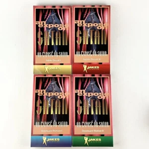 TD Jakes An Expose on Satan Subtle Deceit 1&2 Downward Motion 1&2 4 VHS Box Set - Picture 1 of 7