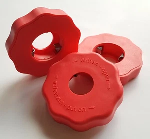 EasyDrehFix Flaschenöffner Aufschraubhilfe Öffnungshilfe Kinder Senioren Rot - Bild 1 von 4