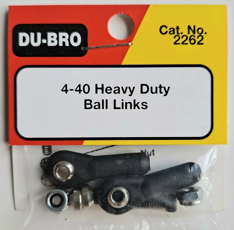Du-Bro 4-40 Heavy Duty Ball Links #2262 - Image 1 of 1