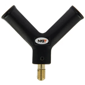 NGT Black Replacement Fishing Carp Landing Net Handle Alloy Spreader Block Y - Picture 1 of 3
