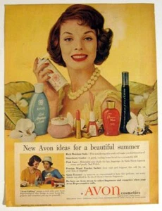 AVON COSMETICS ~ 1958 Full Page Magazine Ad - Picture 1 of 1