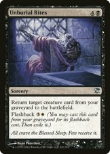 1X Unburial Rites - Innistrad - FOIL NM/EX MTG CARD