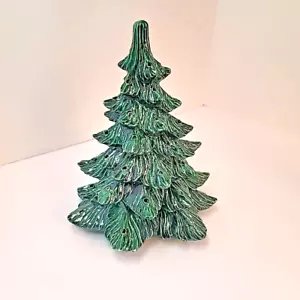 Ceramic Christmas Tree Nowell Mold signed Tree 7 inch WITHOUT LIGHTS - Picture 1 of 16