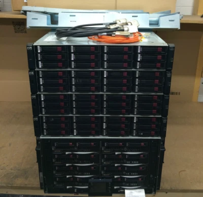 HP C3000 G2 8x BL460c G7 96-Core 512GB RAM HP MSA2012fc 14.4TB SAN Storage - Image 1 of 4