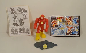 RARE 2015 The Flash 4" Action Figure DC Super Friends Quick Restaurant Francia - Imagen 1 de 9