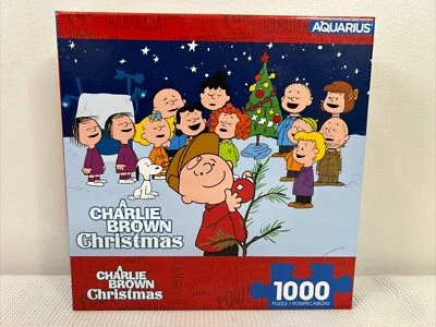 Charlie Brown Christmas 1000 Piece Jigsaw Puzzle Peanuts Charlie Brown Tree VGUC - Image 1 of 4