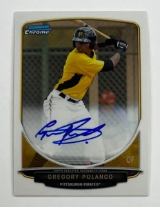 Bowman Chrome 2013 #BCP-GP Gregory Polanco autógrafo automático AR56-01 - Imagen 1 de 2