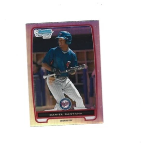 2012 Bowman Chrome Prospects Refractors #BCP134 Daniel Santana MINNESOTA TWINS - Picture 1 of 1
