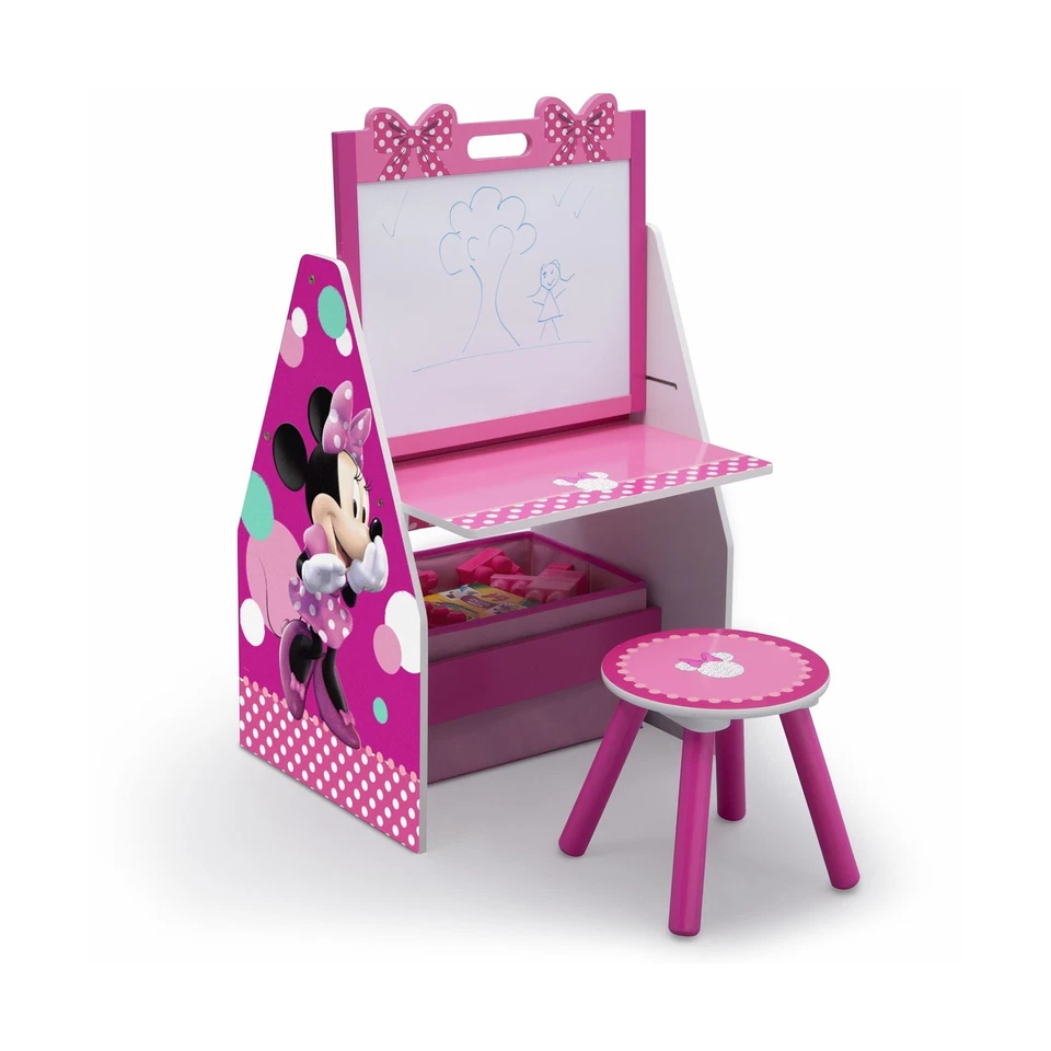 Delta Children Deluxe Kids Art Table | Easel, Desk, Stool, Toy Orga... Fast Ship - Image 1 of 4