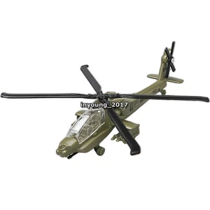 5.1" Boeing AH-64 Apache Helicopter Model Diecast Toy Airplane for Boys Kids - Picture 1 of 3