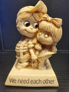 R & W Berries Company - We Need Each Other - #760 Statue USA Vintage 1970 - Bild 1 von 6