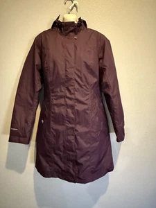 Damen EDDIE BAUER Weatheredge lila Kapuze herausnehmbares Innenfutter Jacke Parka Gr. M - Bild 1 von 10