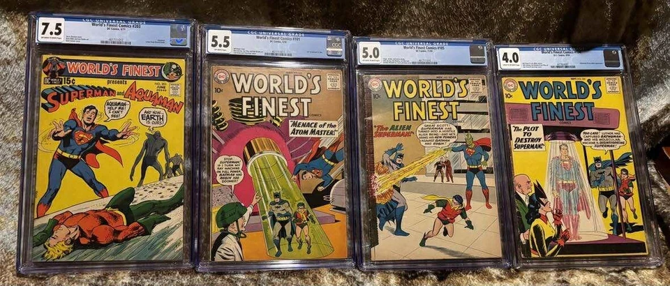 Silver & Bronze Age DC World's Finest Comic Books: Published in 1959 & 1971. - Image 1 of 4