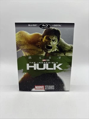 THE INCREDIBLE HULK Blu-Ray + Rare/OOP Slipcover Marvel Comics Edward Norton - Image 1 of 4