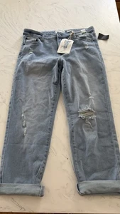 Re Generation Celebrity Pink Mid Rise Girlfriend  Gaia Jeans Stretch 13/31 New - Picture 1 of 7