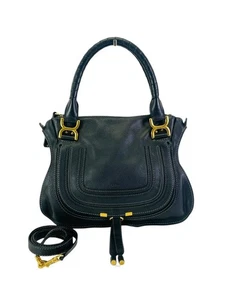 Chloe Small Marcie Bag In Grained Leather - Picture 1 of 9