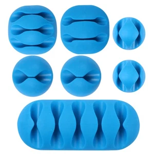 2 Set/20 Drahtwicker -Drahtklemme Drahtclip-Organizer Kabelclip-Organizer - Afbeelding 1 van 11
