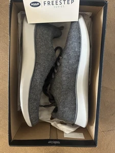 Dr. Scholl's Freestep Women Sneakers 9 1/2 F8975M1022 Grey Wool Blend 9.5 NIB - Picture 1 of 10