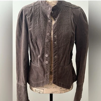 Chaqueta de terciopelo gris Promod Foto 1 de 4