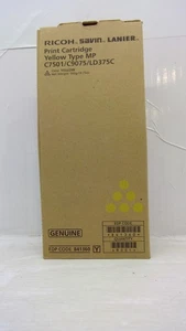 Genuine Ricoh Yellow Type MP C7501/C9075/LD375C 841360 For Ricoh MP C6501SP - Bild 1 von 5