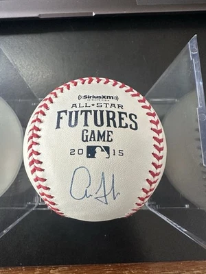 Pelota firmada por Aaron Judge Pre Rookie 2015 Futures Game JSA Foto 1 de 4