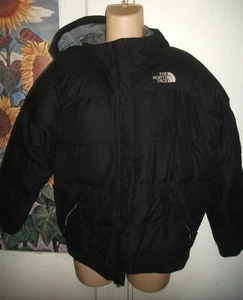 North Face 550 Down Coat in Black - Sz Girl's Large - Picture 1 of 9