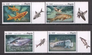 WB0615 2018 PECES DE ANGOLA FAUNA DE VIDA MARINA #1931-1934 1 JUEGO MNH - Imagen 1 de 1