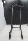 Metal Wrought Iron Table Top Photo Art Holder Large Plates Books Easel