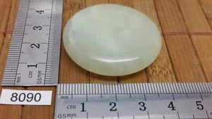 SERPENTINE qualité AA galet pierre plate - mineraux lithotherapie massage reiki - Picture 1 of 1