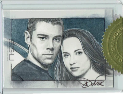 Stargate Universe Season 1 Rittenhouse '10 David Desbois 6 Case Sketch Incentive - Image 1 of 2