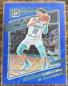 LaMelo Ball 2021-22 Donruss Optic Blue Velocity #26 Charlotte Hornets - Picture 1 of 2