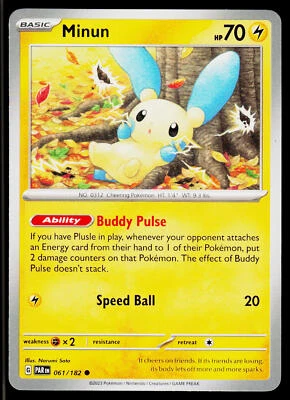 Minun SV04: Paradox Rift #061/182 Common - Image 1 of 2