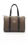 La Martina Elegant Calf Leather Crossbody Bag in Rich Men's Brown Authentic