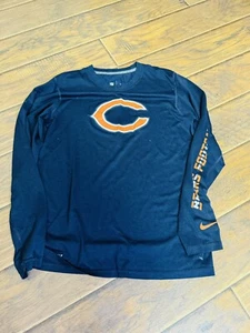 Youth Chicago Bears "Tactical Assault" Dri-Tek Long Sleeve T-Shirt NFL Tee - Picture 1 of 3